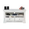 Toulouse White Painted Fully Assembled TV Unit 2 Drawers - £80 OFF SUMMER SALE - 11