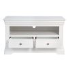 Toulouse White Painted Fully Assembled TV Unit 2 Drawers - £80 OFF SUMMER SALE - 13