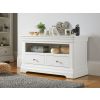 Toulouse White Painted Fully Assembled TV Unit 2 Drawers - £80 OFF SUMMER SALE - 3