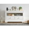 Toulouse White Painted Fully Assembled TV Unit 2 Drawers - £80 OFF SUMMER SALE - 5
