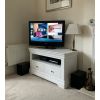 Toulouse White Painted Fully Assembled TV Unit 2 Drawers - £80 OFF SUMMER SALE - 2