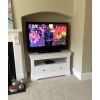 Toulouse White Painted Fully Assembled TV Unit 2 Drawers - £80 OFF SUMMER SALE - 4 Toulouse White Painted Fully Assembled TV Unit 2 Drawers - £80 OFF SUMMER SALE - 4