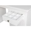 Toulouse White Painted Double Pedestal Large Dressing Table / Home Office Desk - £40 OFF SUMMER SALE - 8