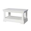 Toulouse White Painted Coffee Table with Shelf - SUMMER SALE - 7