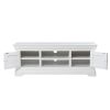 Toulouse White Painted Large Assembled TV Unit 2 Doors and Shelf - £40 OFF SUMMER SALE - 13