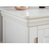 Toulouse White Painted Large Assembled TV Unit 2 Doors and Shelf - £40 OFF SUMMER SALE - 8