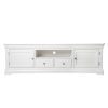 Toulouse White Painted Grande 210cm Extra Large Assembled TV Unit - £70 OFF FLASH SALE - 8