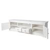 Toulouse White Painted Grande 210cm Extra Large Assembled TV Unit - £70 OFF FLASH SALE - 11