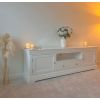 Toulouse White Painted Grande 210cm Extra Large Assembled TV Unit - £70 OFF FLASH SALE - 2