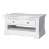 Toulouse White Painted Coffee Table 1 Drawer - £20 OFF SUMMER SALE - 5