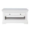 Toulouse White Painted Coffee Table 1 Drawer - £20 OFF SUMMER SALE - 8