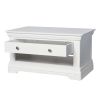 Toulouse White Painted Coffee Table 1 Drawer - £20 OFF SUMMER SALE - 12