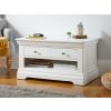 Toulouse White Painted Coffee Table 1 Drawer - £20 OFF SUMMER SALE - 2