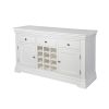 Toulouse White Painted 140cm Assembled Storage Wine Rack Sideboard - 10% OFF SUMMER SALE - 5