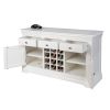 Toulouse White Painted 140cm Assembled Storage Wine Rack Sideboard - 10% OFF SUMMER SALE - 7