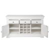 Toulouse White Painted 140cm Assembled Storage Wine Rack Sideboard - 10% OFF SUMMER SALE - 8
