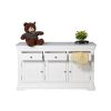 Toulouse 140cm White Painted Large Assembled Sideboard - £70 OFF SUMMER SALE - 12