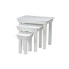 Toulouse White Painted Assembled Nest Of 3 Tables - SUMMER SALE - 6