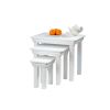 Toulouse White Painted Assembled Nest Of 3 Tables - SUMMER SALE - 10