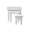 Toulouse White Painted Assembled Nest Of 3 Tables - SUMMER SALE - 11