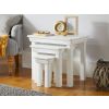 Toulouse White Painted Assembled Nest Of 3 Tables - SUMMER SALE - 2