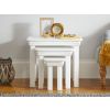 Toulouse White Painted Assembled Nest Of 3 Tables - SUMMER SALE - 3