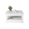 Toulouse White Painted 90cm Square Assembled Coffee Table With Shelf - £20 OFF SUMMER SALE - 6