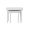 Toulouse White Painted Assembled Nest Of Two Tables - SUMMER SALE - 9