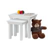 Toulouse White Painted Assembled Nest Of Two Tables - SUMMER SALE - 10