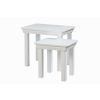 Toulouse White Painted Assembled Nest Of Two Tables - SUMMER SALE - 11