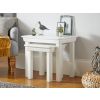 Toulouse White Painted Assembled Nest Of Two Tables - SUMMER SALE - 3