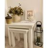 Toulouse White Painted Assembled Nest Of Two Tables - SUMMER SALE - 6