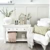 Toulouse White Painted 3 Drawer Large Assembled Console Table - £70 OFF SUMMER SALE - 5
