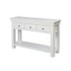 Toulouse White Painted 3 Drawer Large Assembled Console Table - £70 OFF SUMMER SALE - 6