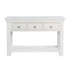 Toulouse White Painted 3 Drawer Large Assembled Console Table - £70 OFF SUMMER SALE - 7
