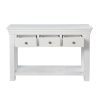 Toulouse White Painted 3 Drawer Large Assembled Console Table - £70 OFF SUMMER SALE - 9