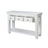 Toulouse White Painted 3 Drawer Large Assembled Console Table - £70 OFF SUMMER SALE - 10