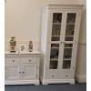 Toulouse White Painted Tall Glass Assembled Display Cabinet with Drawers - £50 OFF FLASH SALE - 2