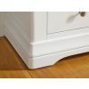 Toulouse White Painted Tall Glass Assembled Display Cabinet with Drawers - £50 OFF FLASH SALE - 6