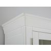 Toulouse White Painted Tall Glass Assembled Display Cabinet with Drawers - £50 OFF FLASH SALE - 7