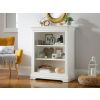 Toulouse White Painted Low Small Fully Assembled Bookcase - SUMMER SALE - 3