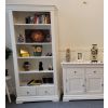Toulouse White Painted Tall Fully Assembled Bookcase 2 Drawers - SUMMER SALE - 2