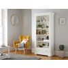Toulouse White Painted Tall Fully Assembled Bookcase 2 Drawers - SUMMER SALE - 3