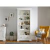 Toulouse White Painted Tall Fully Assembled Bookcase 2 Drawers - SUMMER SALE - 4