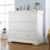 Toulouse White Painted Large Grande 2 Over 2 Assembled Chest Drawers - £150 OFF SUMMER SALE - 4