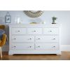 Toulouse White Painted Grande Extra Large 3 Over 4 Assembled Chest of Drawers - £100 OFF FLASH SALE - 10
