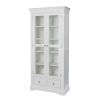 Toulouse White Painted Tall Glass Assembled Display Cabinet with Drawers - £50 OFF FLASH SALE - 8