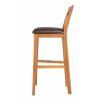 Java Cross Tall Oak Fully Assembled Kitchen Bar Stool - £30 OFF FLASH SALE - 7