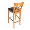 Java Cross Tall Oak Fully Assembled Kitchen Bar Stool - £30 OFF FLASH SALE - 9