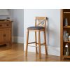 Java Cross Tall Oak Fully Assembled Kitchen Bar Stool - £30 OFF FLASH SALE - 3